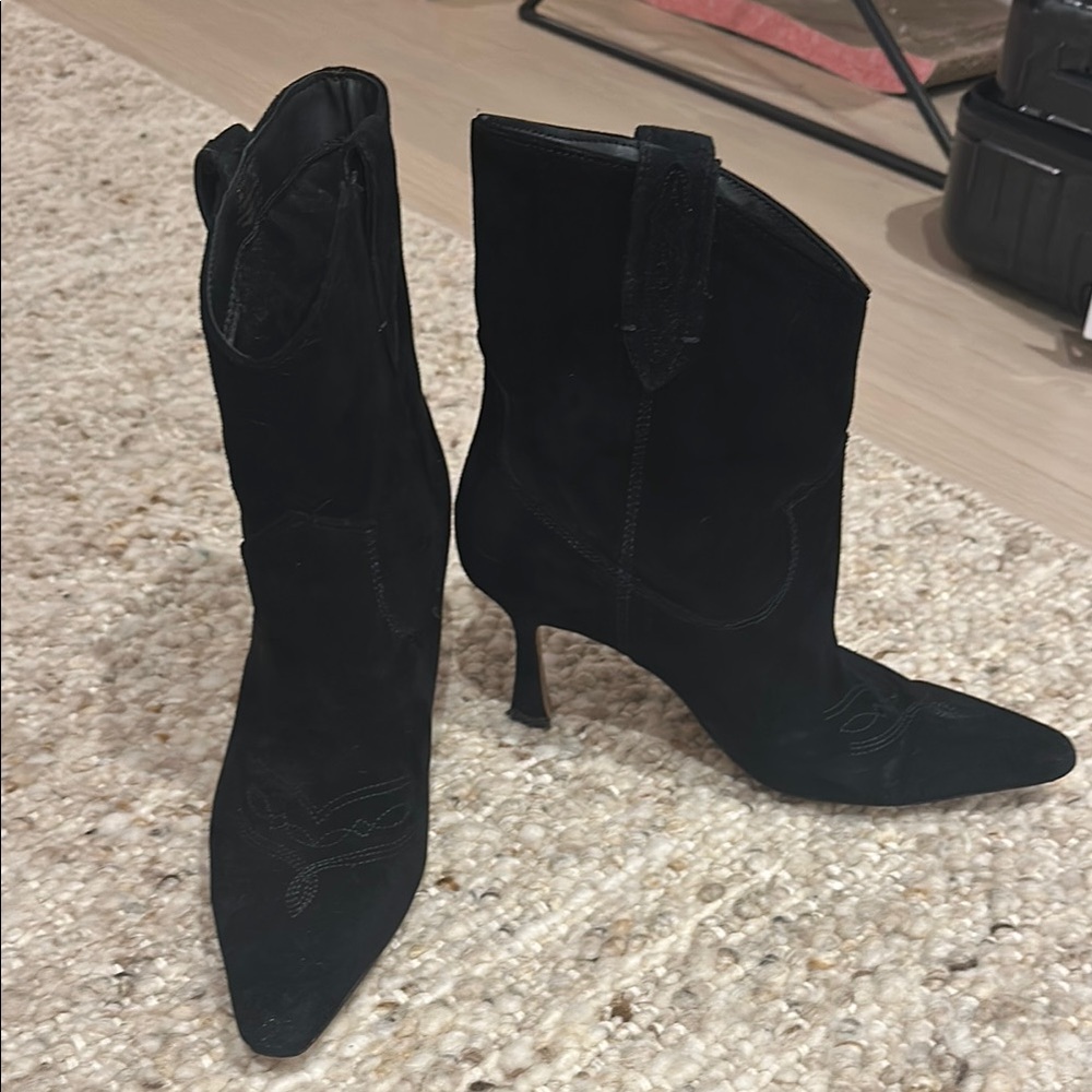 Sam Edelman 8 worn 1x Black Women's Boots